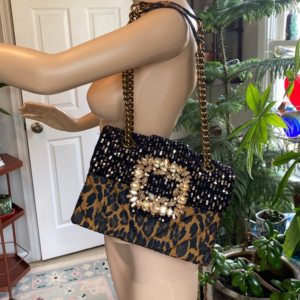 Kurt Geiger sequin handbags